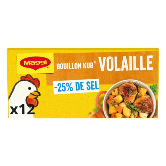 Bouillon Déshydraté de Volaille Réduit en Sel MAGGI