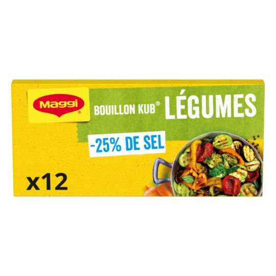 Bouillon Déshydraté de Légumes Réduit en Sel MAGGI