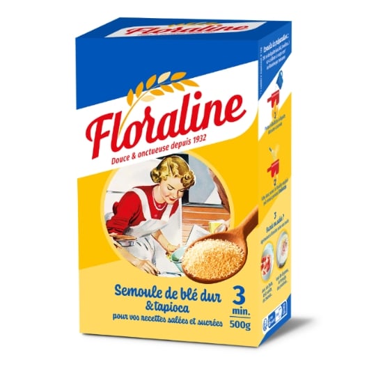 Semoule Blé dur et Tapioca À Cuire FLORALINE