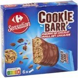 Barres chocolatées Cookie CARREFOUR SENSATION