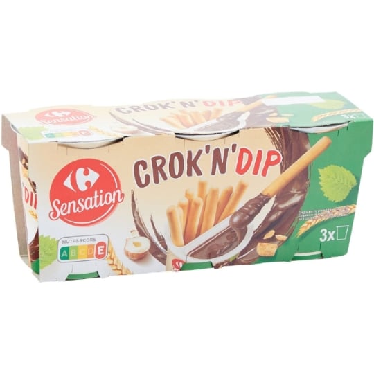 Biscuits  noisettes et gressins CARREFOUR SENSATION