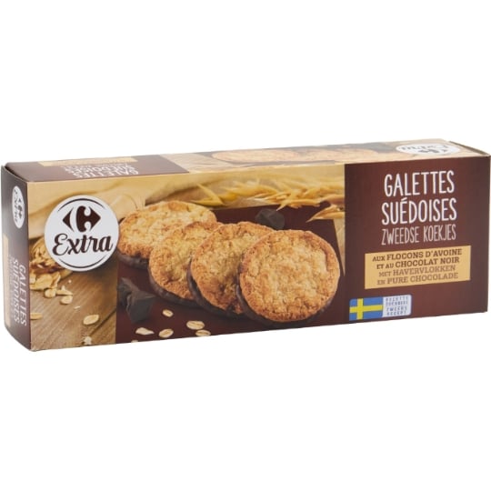 Galettes avoine et chocolat noir CARREFOUR EXTRA