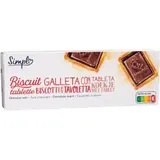 Biscuits tablette chocolat noir SIMPL