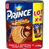 Biscuits fourrés au chocolat au blé complet Prince LU