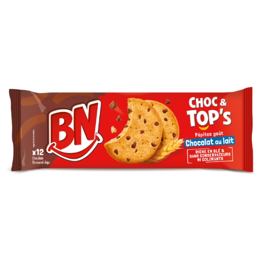 Biscuits Pépites Goût Chocolat au Lait BN