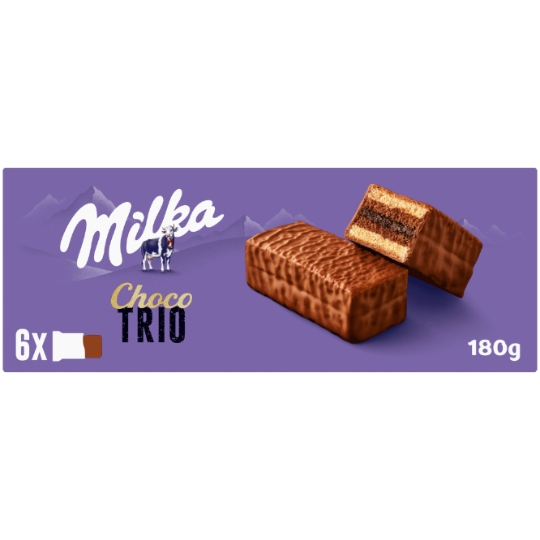 Gâteaux fourrés au chocolat Choco Trio MILKA