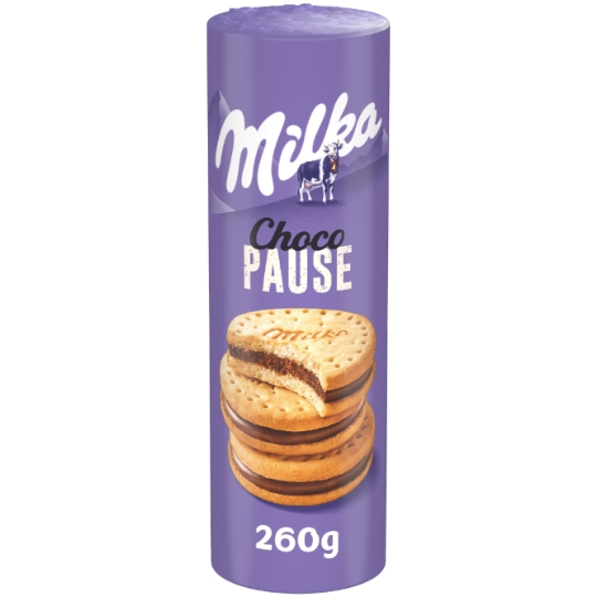 Biscuits fourrés au chocolat au lait Choco Pause MILKA