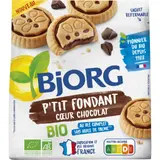 Biscuit bio Petit fondant cœur chocolat BJORG