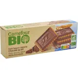 Biscuits bio petit beurre chocolat lait CARREFOUR BIO