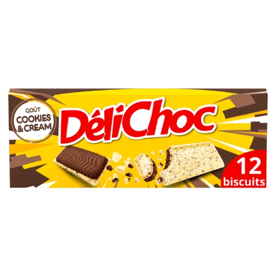 Biscuit Cookie et Cream DELICHOC