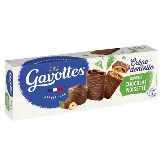 Biscuits Crêpe Dentelle - Gavotte au Chocolat Noisette GAVOTTES
