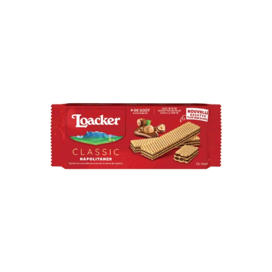 Biscuits Napolitaner noisettes LOACKER