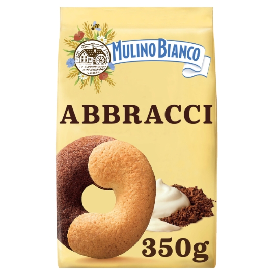 Biscuits Abbracci au cacao et à la crème MULINO BIANCO