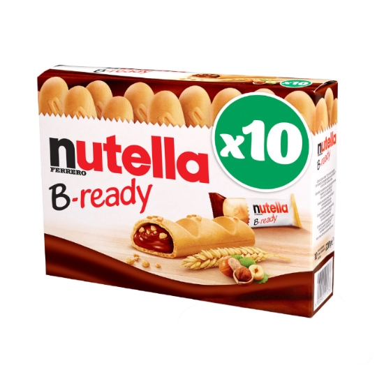 Biscuits Fourrés Noisettes et Cacao NUTELLA B-READY