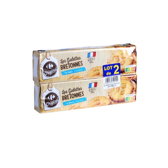 Biscuits Galettes Bretonnes CARREFOUR ORIGINAL