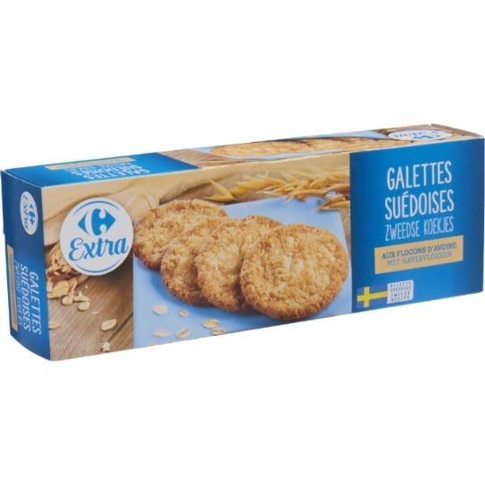 Biscuits galettes à l'avoine CARREFOUR EXTRA