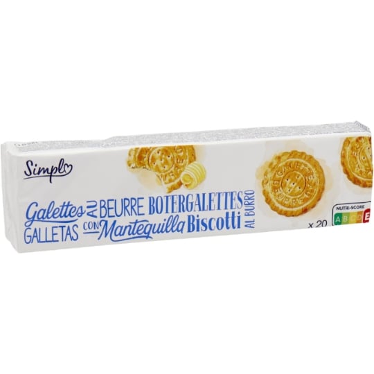 Biscuits Galettes au Beurre SIMPL
