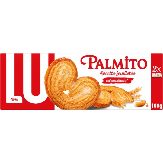 Biscuits feuilletés caramélisés Palmito LU