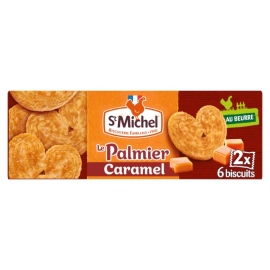 Biscuits Palmier Caramel ST MICHEL