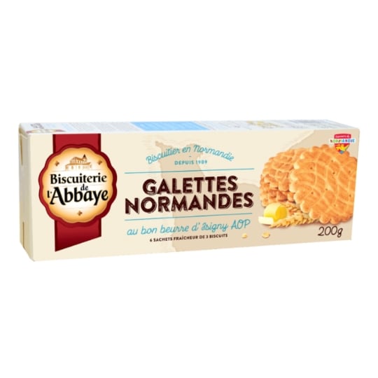Biscuits galettes au beurre BISCUITERIE DE L'ABBAYE