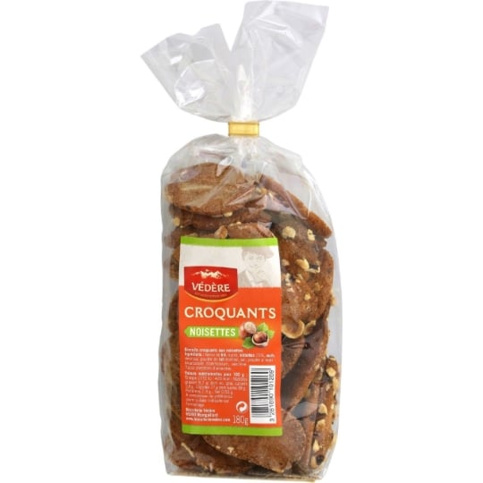Biscuits croquants noisettes BISCUITERIE VEDERE