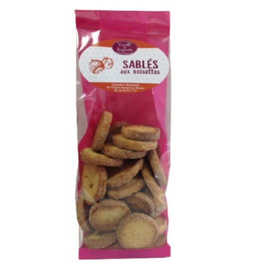 Biscuits sablés noisettes BISCUITS. CANNELLE & BERGAMOTE