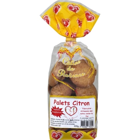 Biscuits palets citron CALINS DE PROVENCE