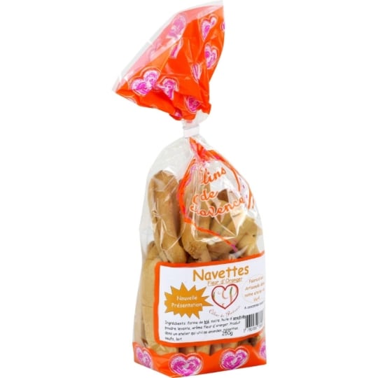 Biscuits Navettes fleur d'oranger CALINS DE PROVENCE