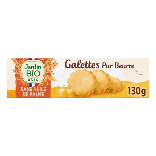 Biscuits galettes pur beurre Bio JARDIN BIO ETIC