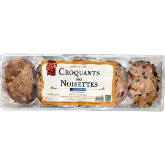 Biscuits croquants noisettes LE TECH