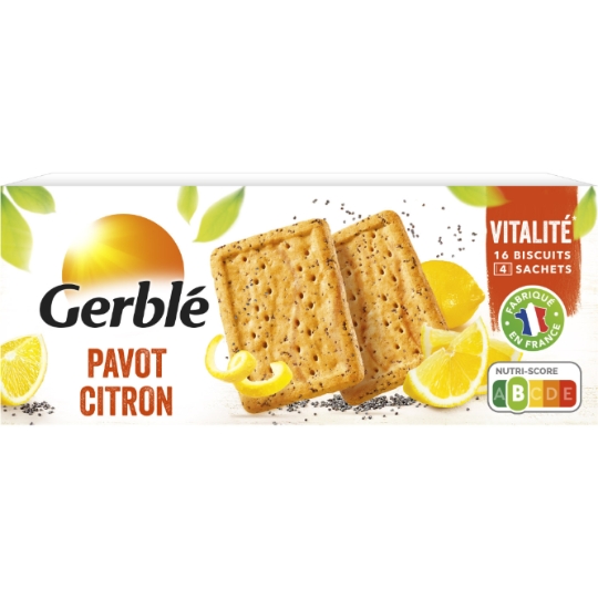 Biscuit pavot citron GERBLE