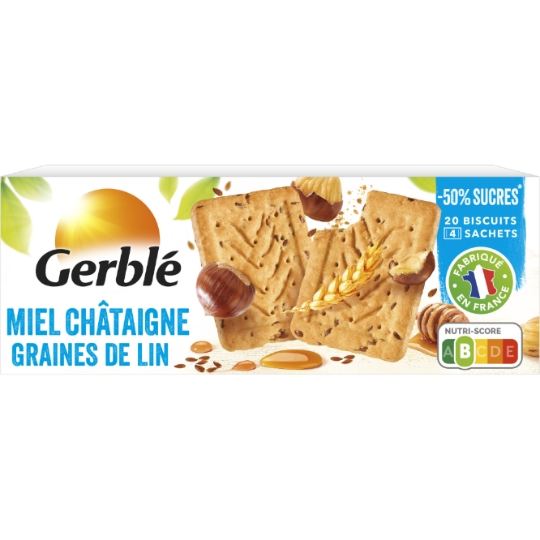 Biscuit miel châtaigne GERBLE