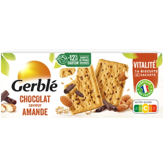 Biscuit chocolat amande GERBLE