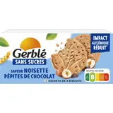 Biscuit sablé Noisette Pépites Chocolat Sans Sucres GERBLE