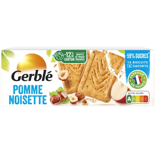 Biscuit pomme noisette GERBLE