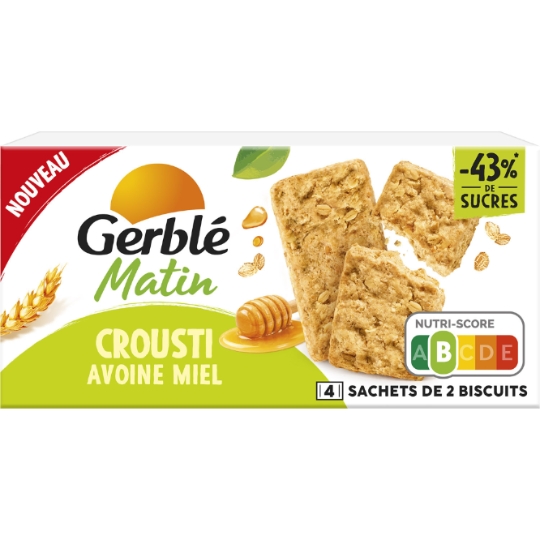 Biscuits Matin Crousti Avoine Miel GERBLE