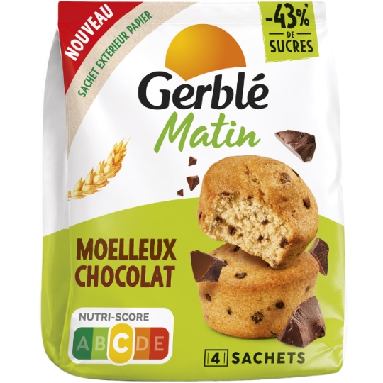 Gâteau Moelleux Pépites de Chocolat GERBLE