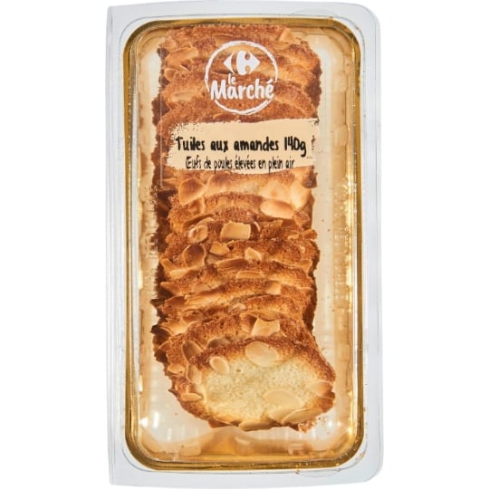 Tuiles aux Amandes CARREFOUR LE MARCHE