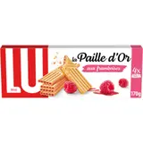 Biscuits gaufrettes fourrées aux framboises La Paille d'Or LU