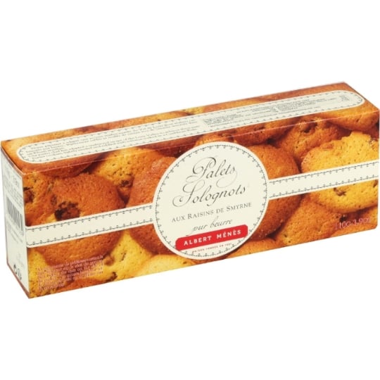 Biscuits palets aux raisins ALBERT MENES