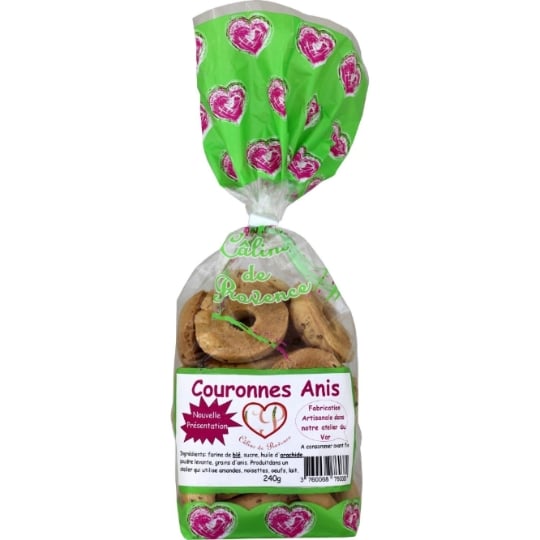 Biscuits couronnes anis CALINS DE PROVENCE