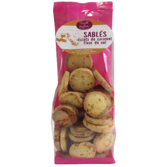 Biscuits éclats de caramel fleur de sel CANNELLE ET BERGAMOTE