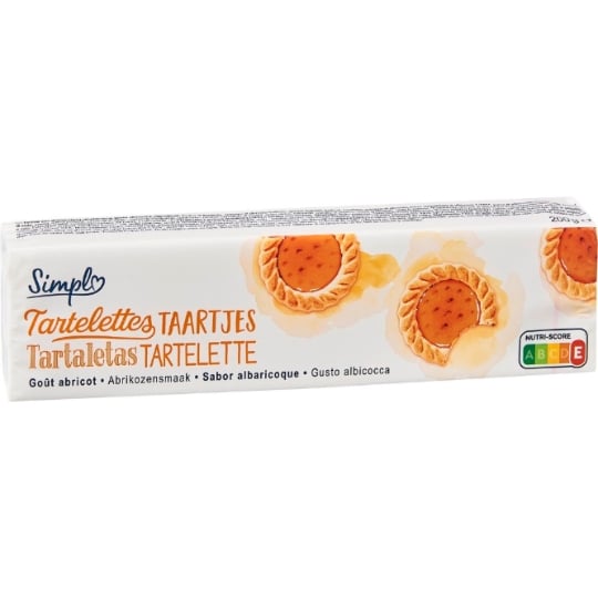 Tartelettes goût abricot CARREFOUR SIMPL
