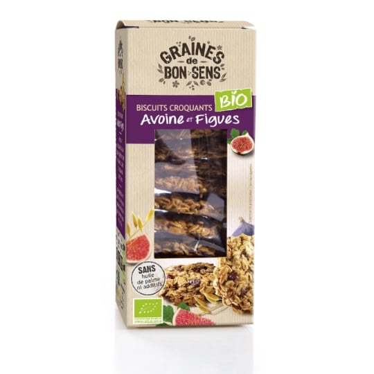 Biscuits avoine & figue Bio GRAINES DE BON SENS