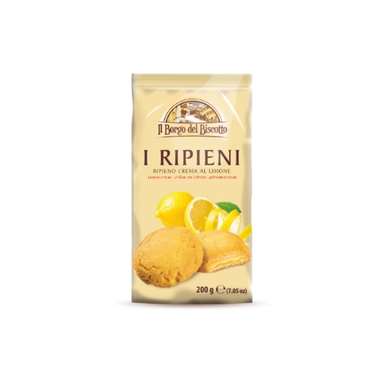 Biscuits Fourrés à la crème au citron IL BORGO DEL BISCOTTO