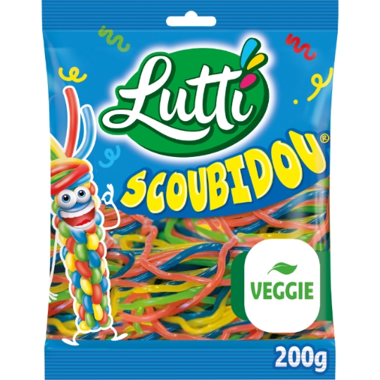 Bonbons scoubidou aux fruits LUTTI