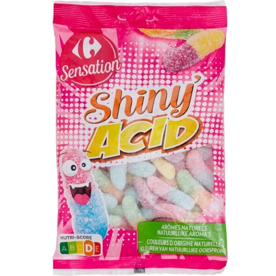 Bonbons Shiny'Acid CARREFOUR SENSATION