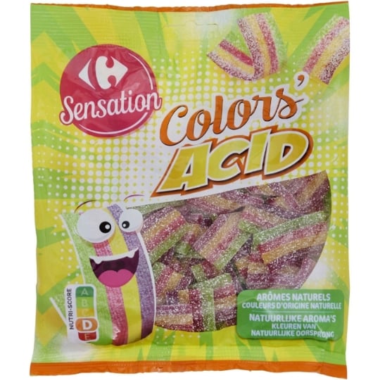 Bonbons Colors'Acid CARREFOUR SENSATION