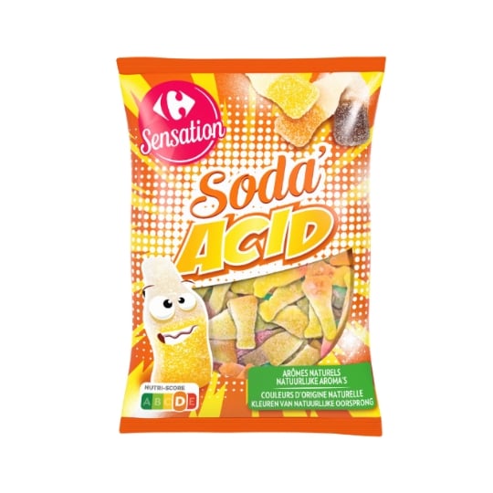 Bonbons Soda Acid CARREFOUR SENSATION
