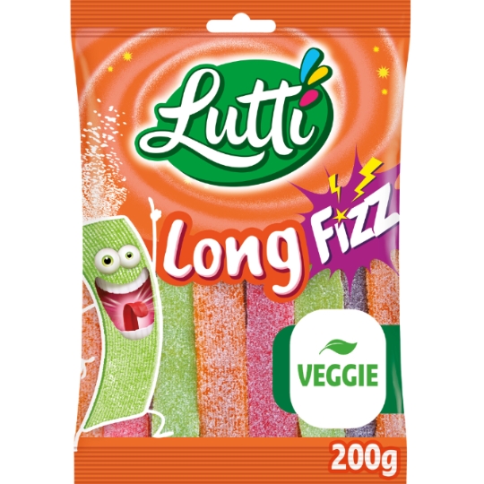 Bonbons longfizz piquants aux fruits LUTTI
